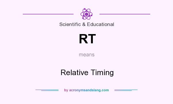 What does RT mean? It stands for Relative Timing