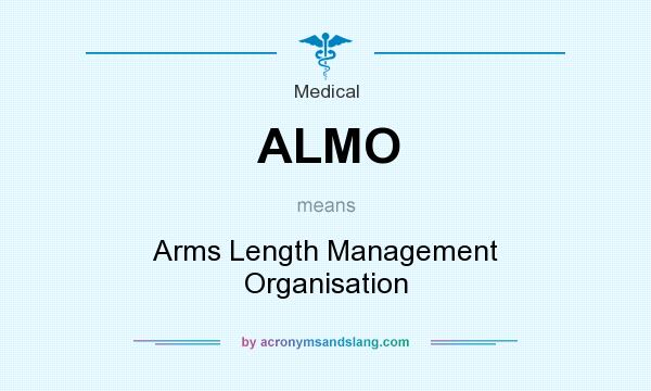 What does ALMO mean? It stands for Arms Length Management Organisation