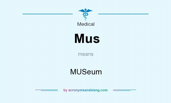 What does Mus mean? It stands for MUSeum