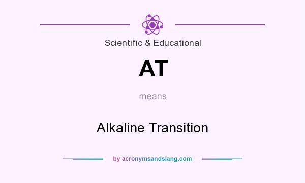 What does AT mean? It stands for Alkaline Transition