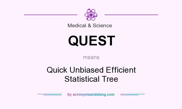 What does QUEST mean? It stands for Quick Unbiased Efficient Statistical Tree