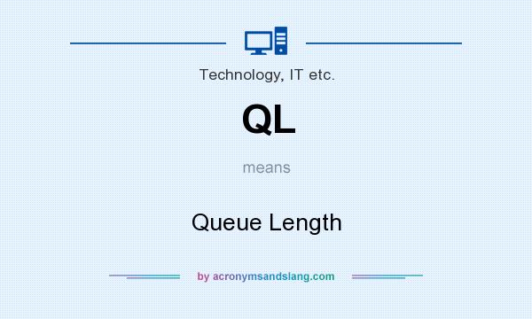 What does QL mean? It stands for Queue Length
