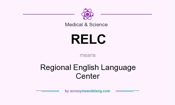 What does RELC mean? It stands for Regional English Language Center