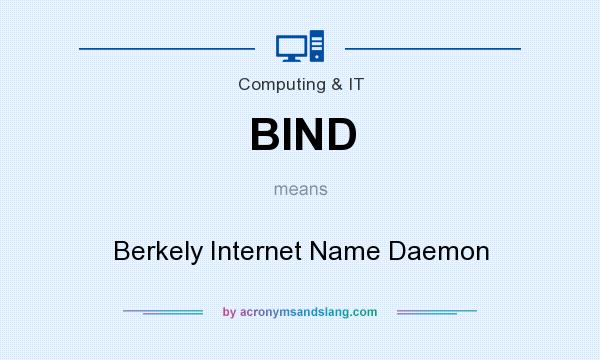 What does BIND mean? It stands for Berkely Internet Name Daemon