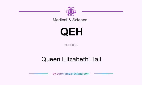 What does QEH mean? It stands for Queen Elizabeth Hall