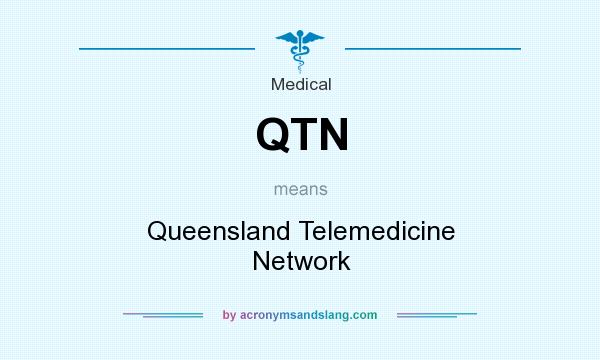 What does QTN mean? It stands for Queensland Telemedicine Network