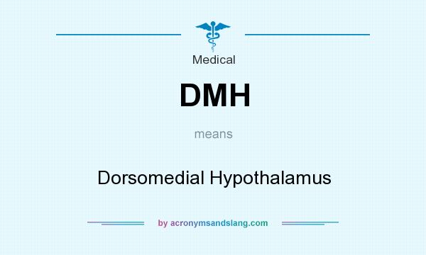 What does DMH mean? It stands for Dorsomedial Hypothalamus