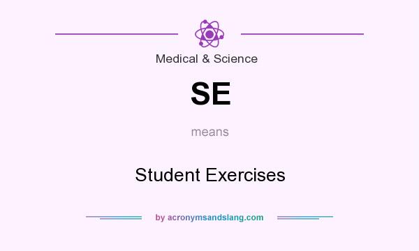 What does SE mean? It stands for Student Exercises
