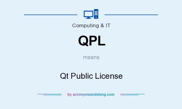 What does QPL mean? It stands for Qt Public License