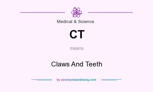 What does CT mean? It stands for Claws And Teeth