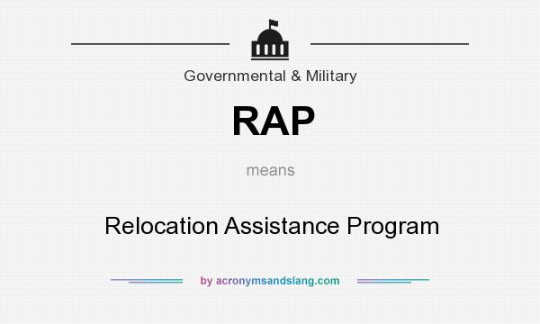 What does RAP mean? It stands for Relocation Assistance Program