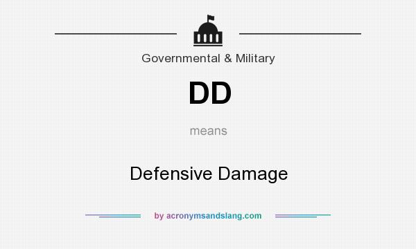 What does DD mean? It stands for Defensive Damage