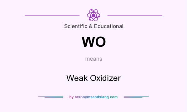 What does WO mean? It stands for Weak Oxidizer