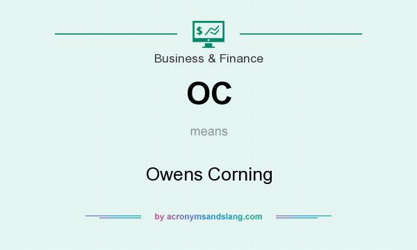 What does OC mean? It stands for Owens Corning