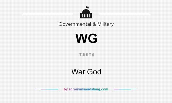 What does WG mean? It stands for War God