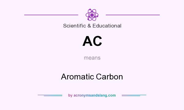 What does AC mean? It stands for Aromatic Carbon