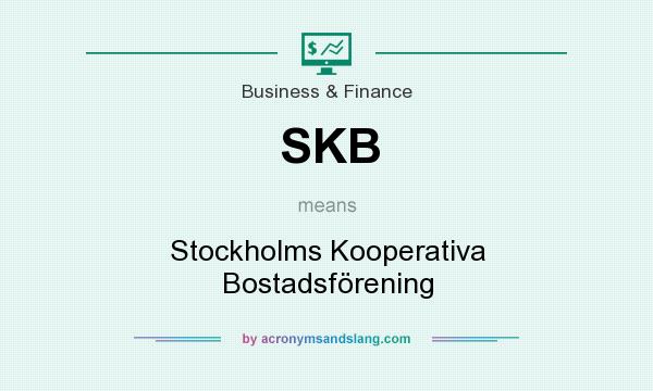 What does SKB mean? It stands for Stockholms Kooperativa Bostadsförening