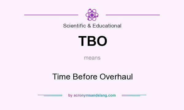 What does TBO mean? It stands for Time Before Overhaul