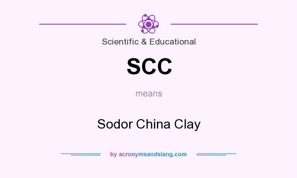 What does SCC mean? It stands for Sodor China Clay