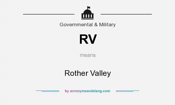 What does RV mean? It stands for Rother Valley
