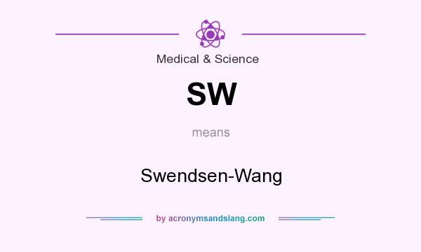 What does SW mean? It stands for Swendsen-Wang