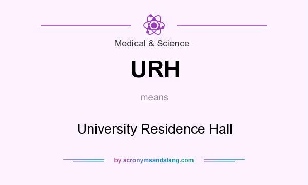 What does URH mean? It stands for University Residence Hall