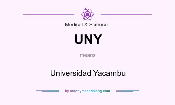 What does UNY mean? It stands for Universidad Yacambu