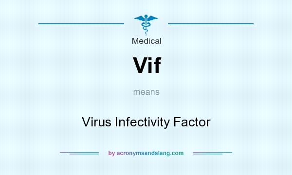 What does Vif mean? It stands for Virus Infectivity Factor