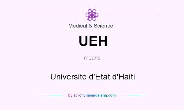 What does UEH mean? It stands for Universite d`Etat d`Haiti