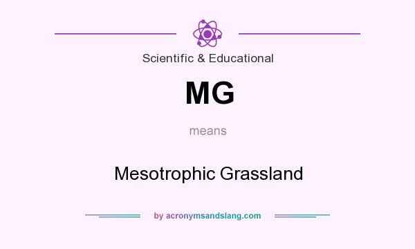 What does MG mean? It stands for Mesotrophic Grassland