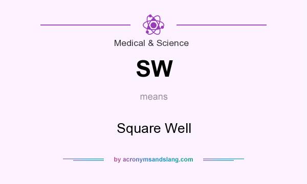 What does SW mean? It stands for Square Well