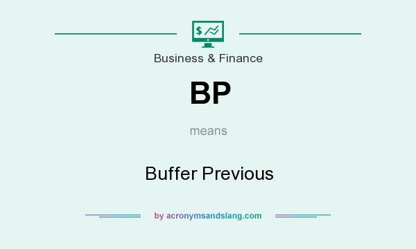 What does BP mean? It stands for Buffer Previous