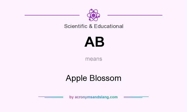 What does AB mean? It stands for Apple Blossom