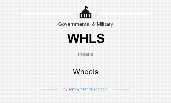What does WHLS mean? It stands for Wheels