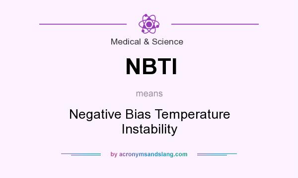 What does NBTI mean? It stands for Negative Bias Temperature Instability
