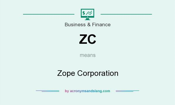 What does ZC mean? It stands for Zope Corporation