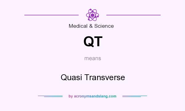 What does QT mean? It stands for Quasi Transverse