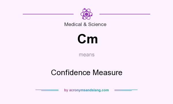 What does Cm mean? It stands for Confidence Measure