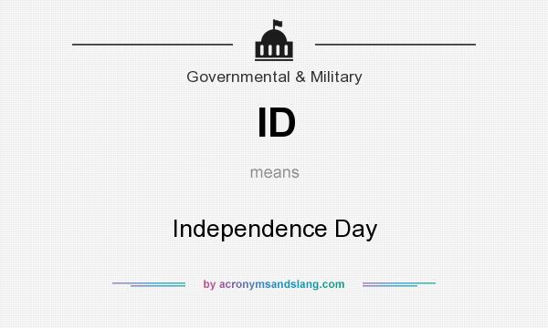 What does ID mean? It stands for Independence Day