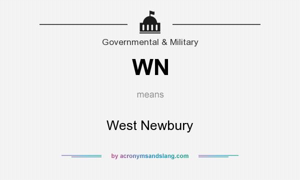 What does WN mean? It stands for West Newbury