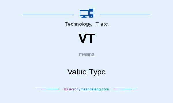 What does VT mean? It stands for Value Type