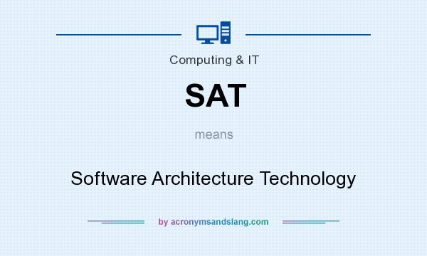 What does SAT mean? It stands for Software Architecture Technology