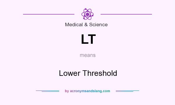 What does LT mean? It stands for Lower Threshold