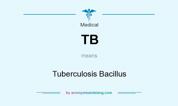 What does TB mean? It stands for Tuberculosis Bacillus
