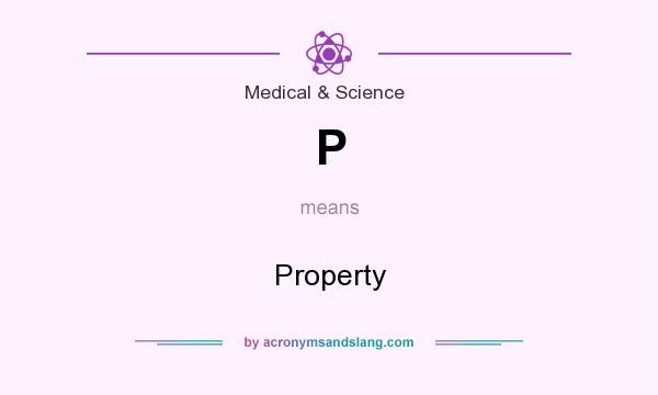 What does P mean? It stands for Property