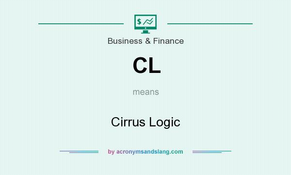 What does CL mean? It stands for Cirrus Logic