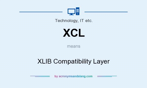 What does XCL mean? It stands for XLIB Compatibility Layer