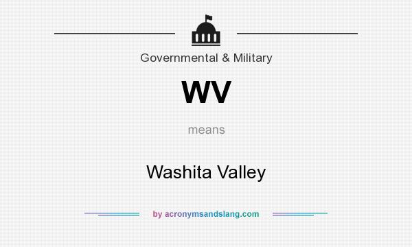What does WV mean? It stands for Washita Valley