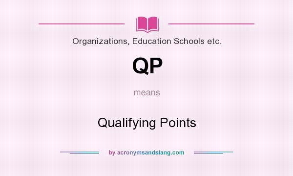 What does QP mean? It stands for Qualifying Points