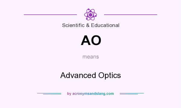 What does AO mean? It stands for Advanced Optics